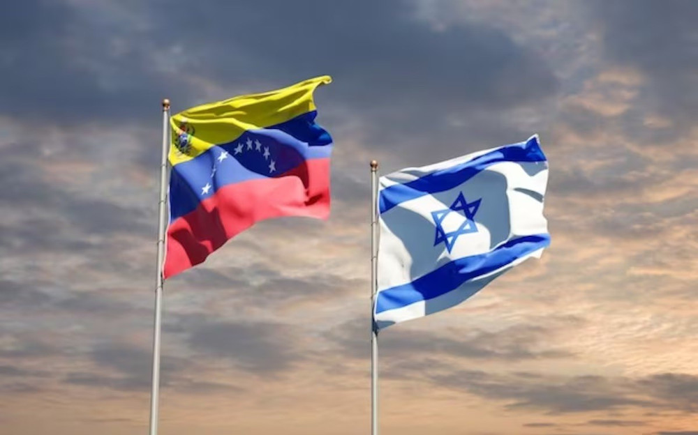 Quốc kỳ Venezuela và Israel. Ảnh: diariocorreo qtwkvjxeubejddvl5qqixoenja.jpg