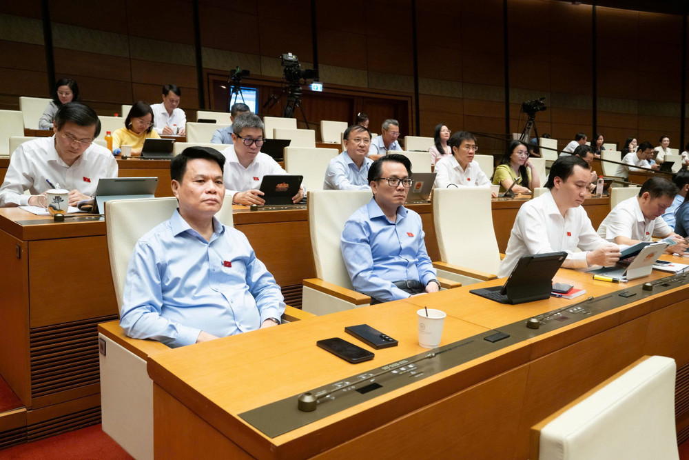 Các đại biểu Quốc hội dự phiên họp (ảnh QH). 81.jpg