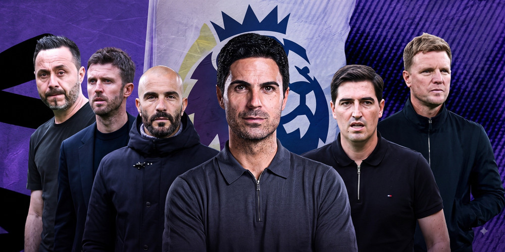 Những nhà cầm quân mới của Chelsea, Man City hay Liverpool liệu có thể lật đổ vị thế số 1 của Arteta? Ảnh: AI anh-5.jpg
