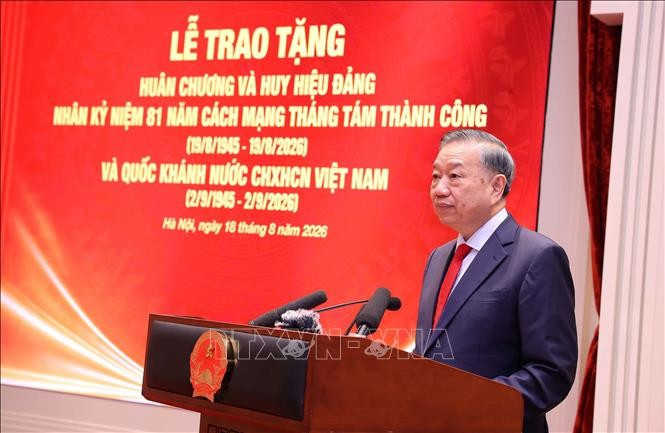 Tổng Bí thư, Chủ tịch nước Tô Lâm phát biểu. Ảnh: Văn Điệp/TTXVN. 60.jpg