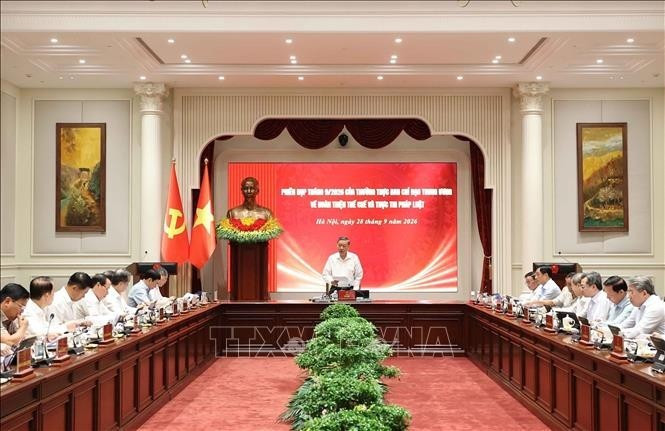 Tổng Bí thư, Chủ tịch nước Tô Lâm chủ trì Phiên họp. Ảnh: TTXVN