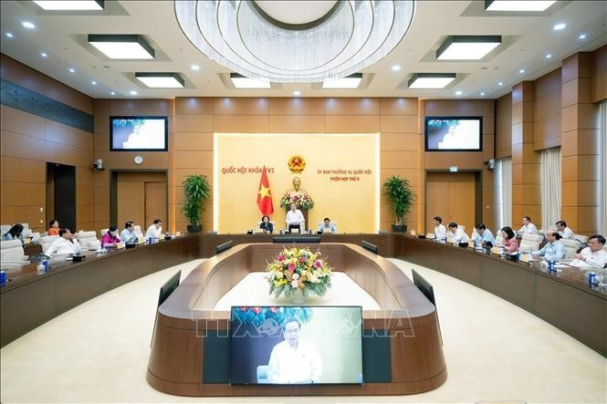 Chủ tịch Quốc hội Trần Thanh Mẫn phát biểu bế mạc phiên họp. Ảnh: Doãn Tấn/TTXVN Chủ tịch Quốc hội Trần Thanh Mẫn phát biểu bế mạc phiên họp. Ảnh: Doãn Tấn/TTXVN