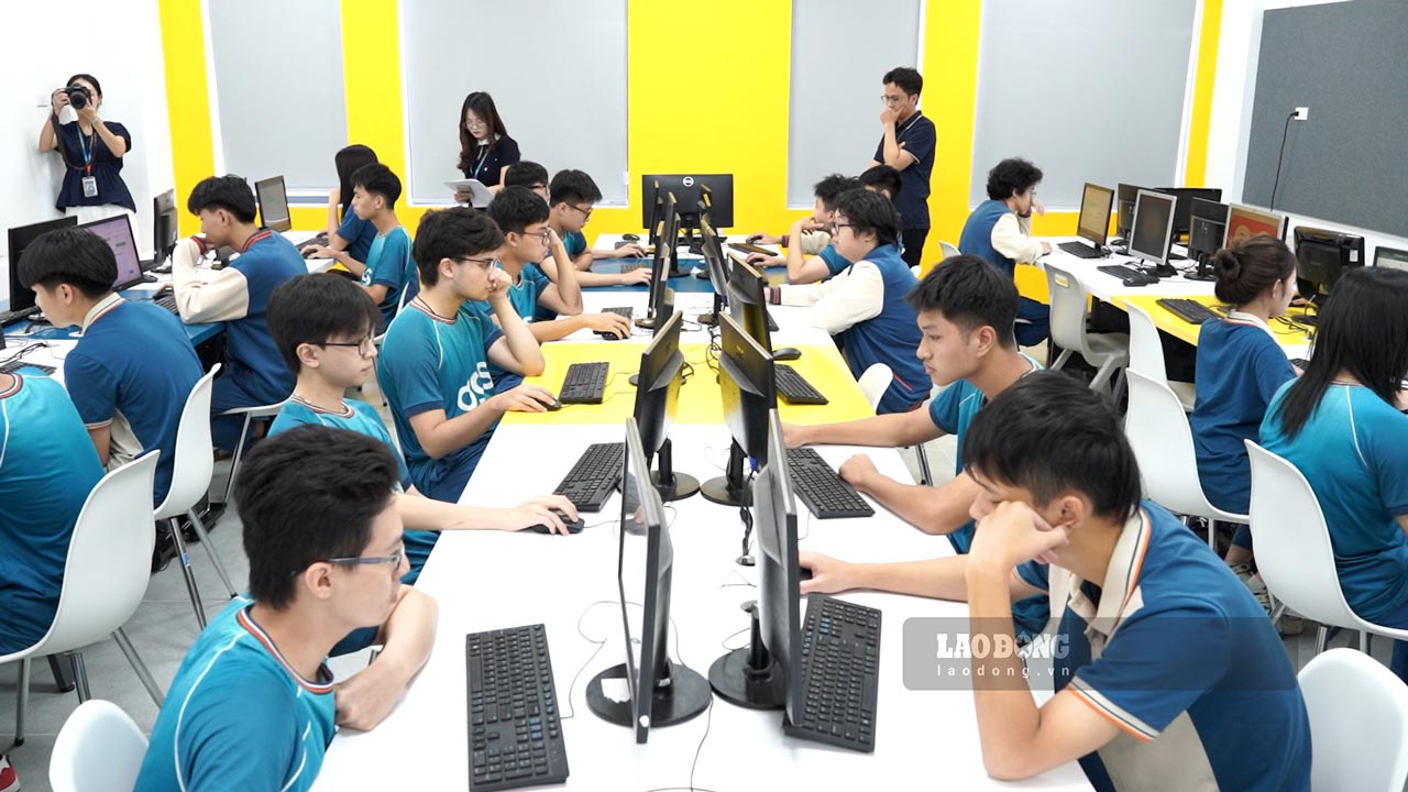 Học sinh Trường THPT Galileo được hướng nghiệp từ sớm. Ảnh chụp tháng 9.2026: Linh Anh