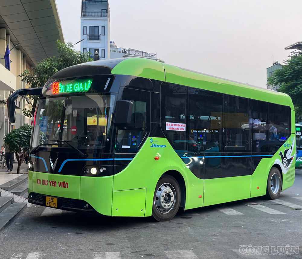 Tuyến buýt điện số 83 kết nối Bến xe Gia Lâm (Hà Nội) với Bến xe Hưng Yên, chính thức hoạt động từ ngày 9/10/2026 (Ảnh: Thu Phương) clo_br_1-1.jpg
