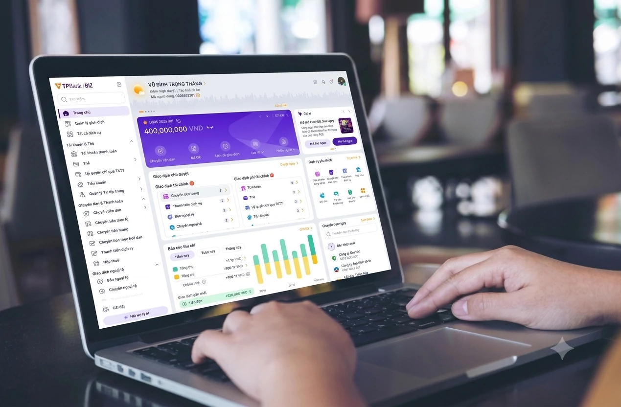 TPBank Biz ra mắt giao diện mới: Tùy chỉnh trải nghiệm cho từng loại hình doanh nghiệp