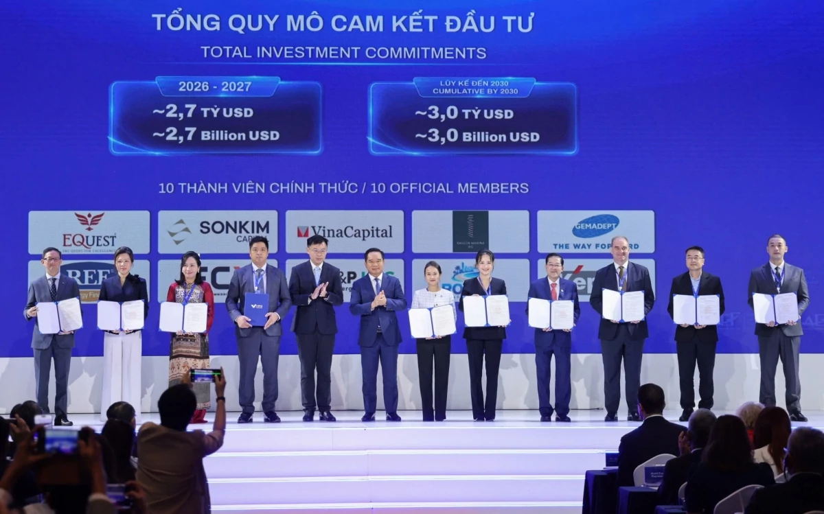 10 công ty thành viên tại VIFC-HCMC cam kết huy động 2,7 tỷ USD