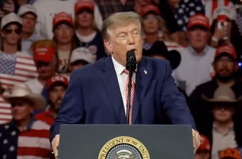 Tổng thống Mỹ Donald Trump. Ảnh chụp màn hình. 1792468117217.png